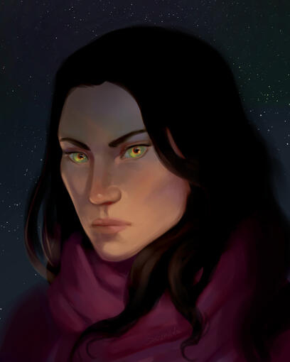 Atmospheric portrait