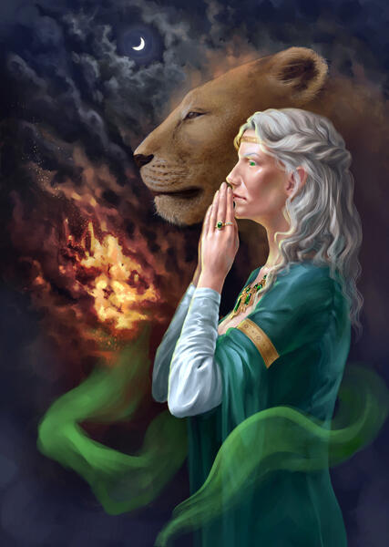 Calanthe, inspired by the Witcher books